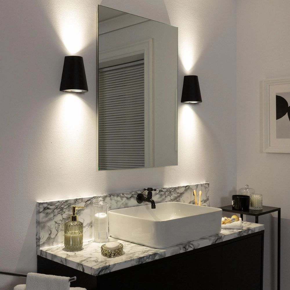 Black Bathroom Wall Lights