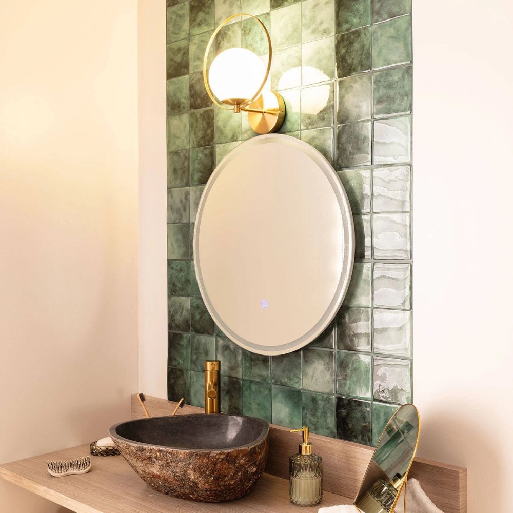 Brass Bathroom Wall Lights