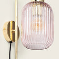Brass Plug in Wall Light