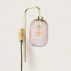 Brass Plug in Wall Light