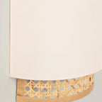 Rattan Plug in Wall Light