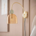 Vintage Glass Wall Light
