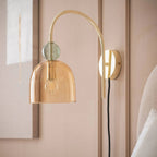 Vintage Glass Wall Light