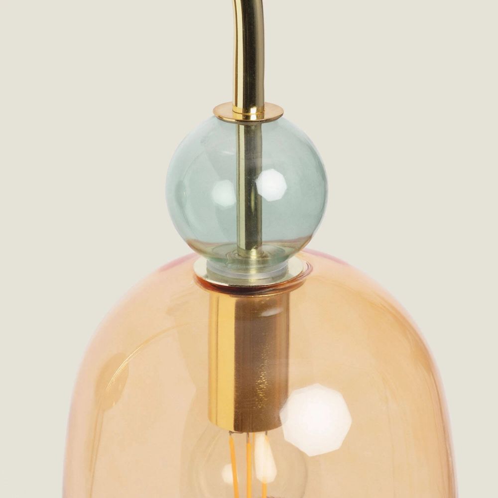 Vintage Glass Wall Light
