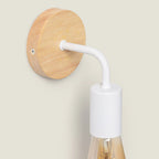 Vintage Wooden Wall Light