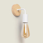 Vintage Wooden Wall Light